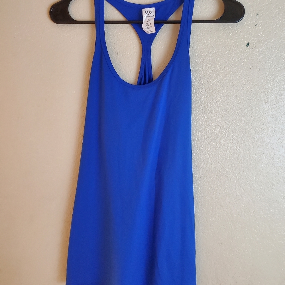Champion Blue Sleeveless Racerback Active Top